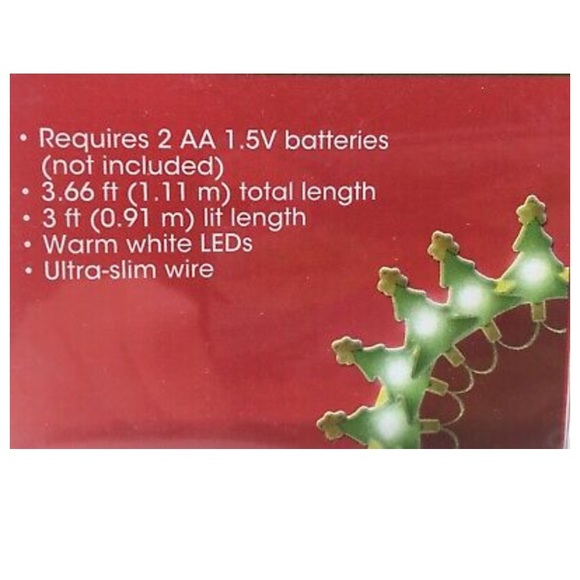 Green Christmas Tree 10ct LED Christmas Lights NEW - Picture 3 of 4